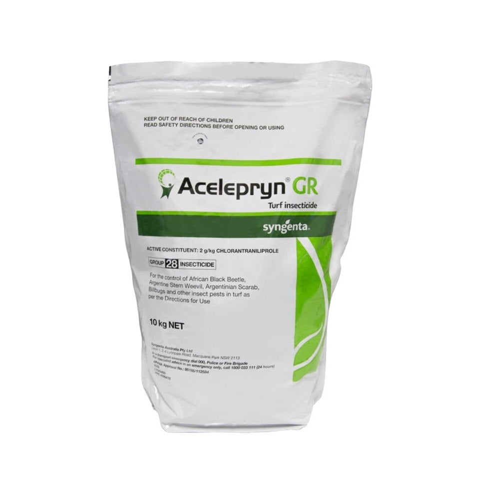 Bag of Acelepryn GR granular lawn insecticide