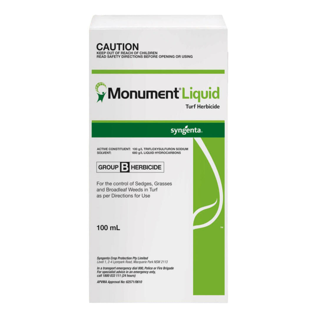 100ml bottle of Monument turf herbicide