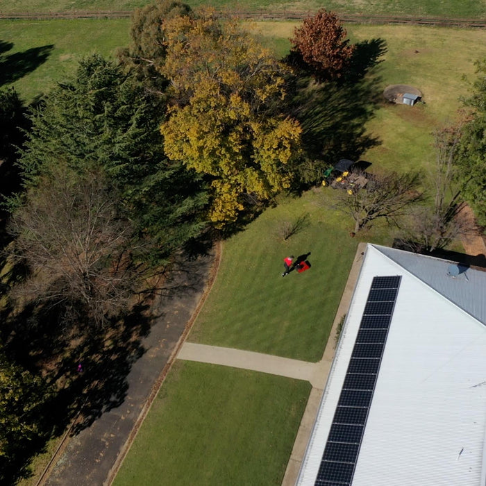 Mowing drone