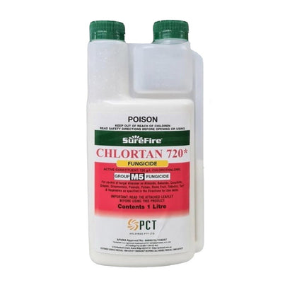 Bottle of Chlortan lawn fungicide