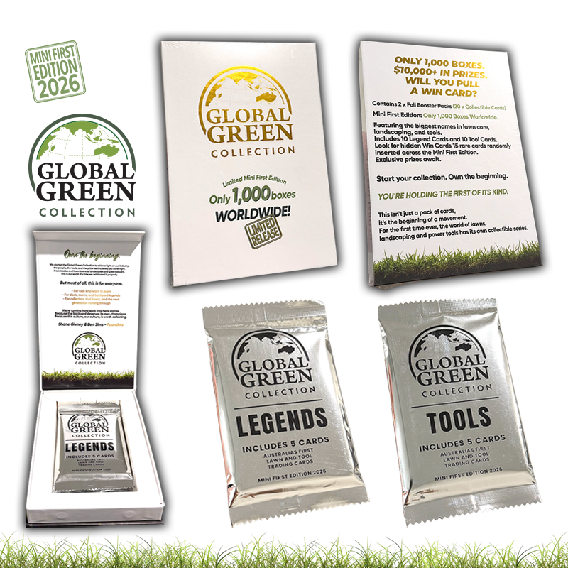 Global Green lawn trading card pack