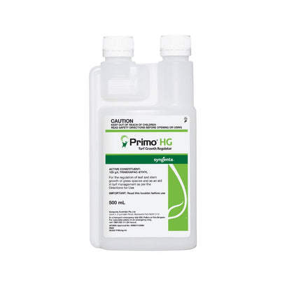 Bottle of Primo HG turf growth regulator