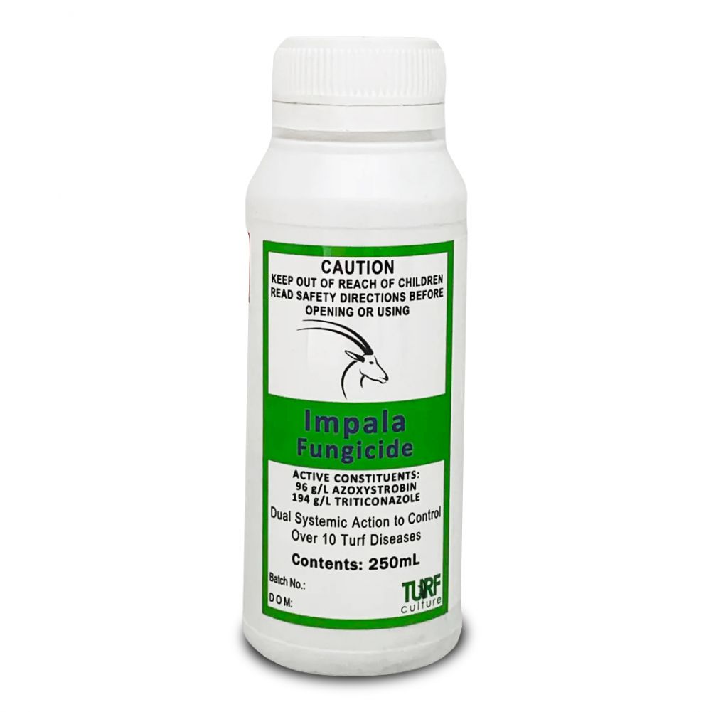 250ml bottle of Impala lawn fungicide