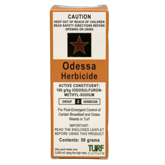 50g pack of Odessa herbicide